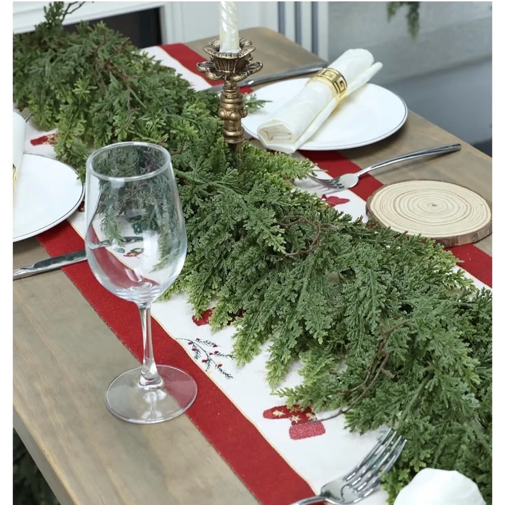 Faux Cedar Pine Garland